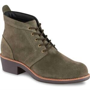 NEW WORX women's zinc chukka steel toe boots in olive
